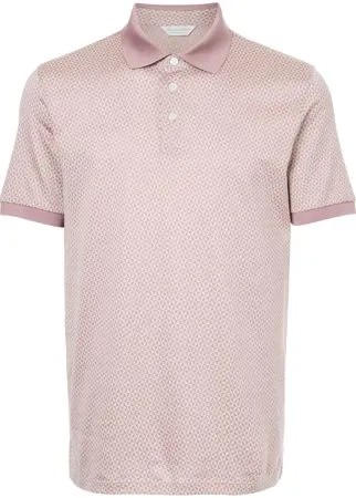 Gieves & Hawkes patterned polo shirt