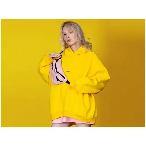 Худи ONCE Yellow Oversize