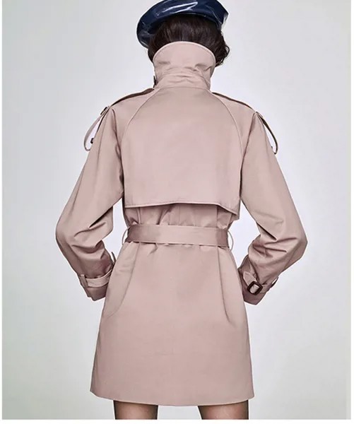 Женская двубортная ветровка, длинное пальто, весна пальто для женщин, LX2646