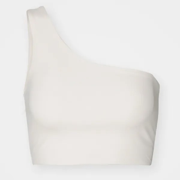 Топ Girlfriend Collective Bianca One Shoulder, кремовый