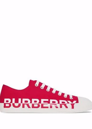 Burberry кеды с логотипом