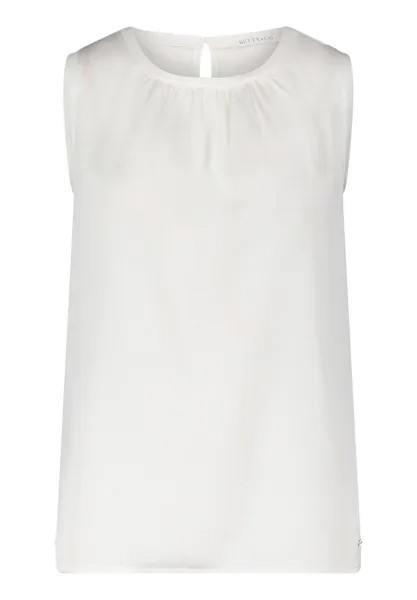 Блузка-Рубашка с отделкой паутиной Betty & Co, белый