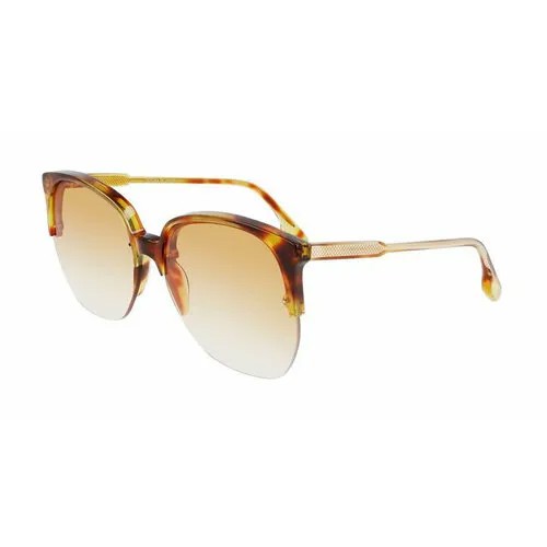 Солнцезащитные очки Victoria Beckham VB617S 222, прямоугольные, для женщин, черный