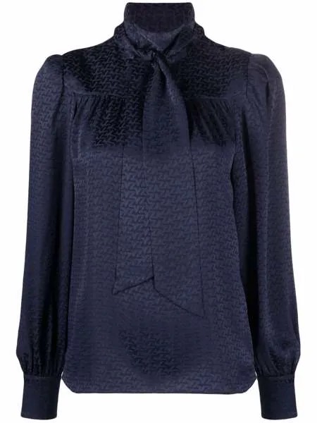 Zadig&Voltaire шелковая блузка с бантом
