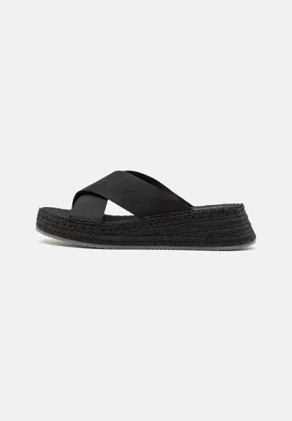 Туфли на плоской подошве SPORTY WEDGE Calvin Klein Jeans, цвет triple black