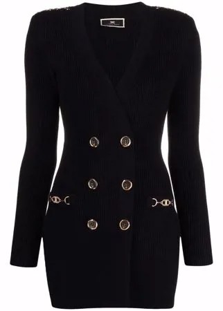 Elisabetta Franchi двубортное трикотажное платье
