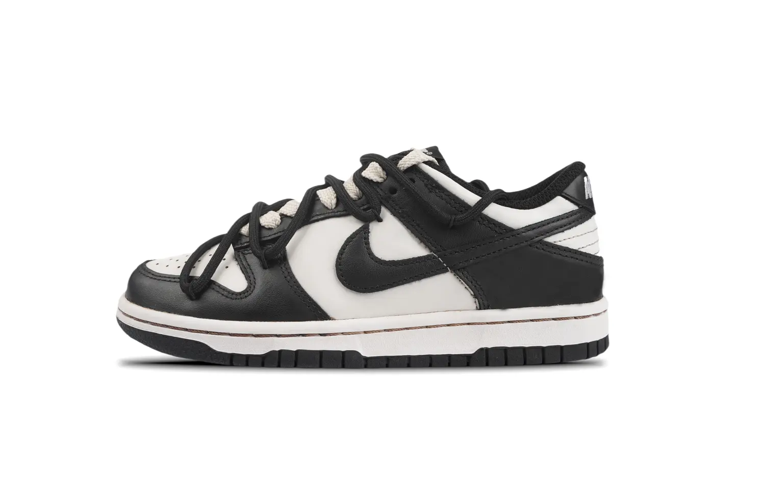 Кроссовки Nike Dunk Skateboarding Shoes Unisex Low-top Black/white, черный/белый