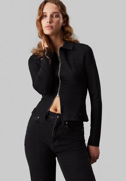 Кардиган Zipper Longsleeve Milano Calvin Klein, ck черный