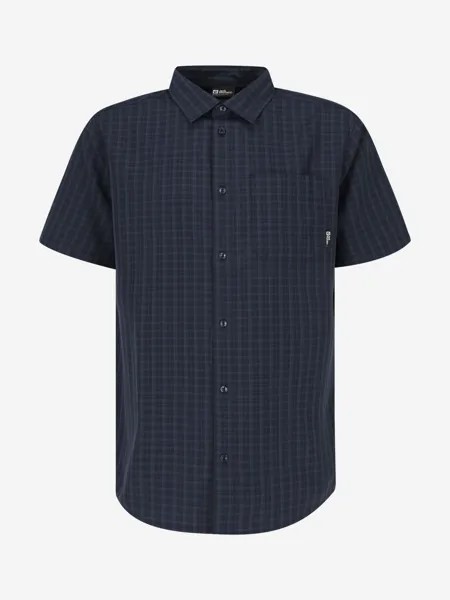 Рубашка с коротким рукавом мужская Jack Wolfskin El Dorado, Синий