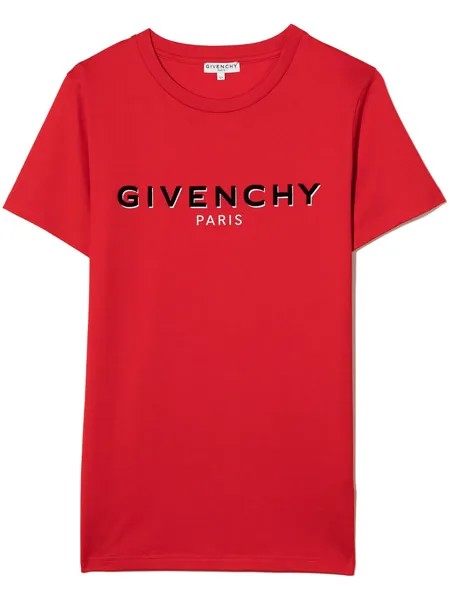 Givenchy Kids футболка с логотипом