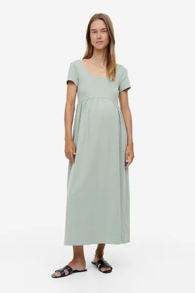 МАМА Платье из джерси с ромбовидным вырезом H&M