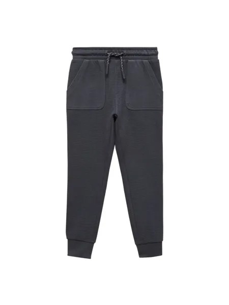 Зауженные брюки MANGO KIDS DENVER, антрацит