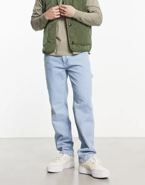 Винтажные синие джинсы Dickies Garyville Regualr из денима Carpenter