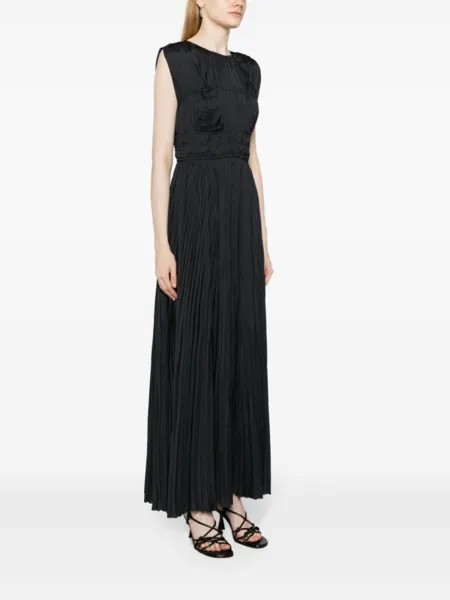 Ulla Johnson плиссированное платье Delia, черный