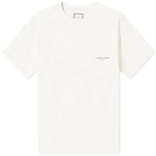 Футболка Wooyoungmi Box Logo, белый