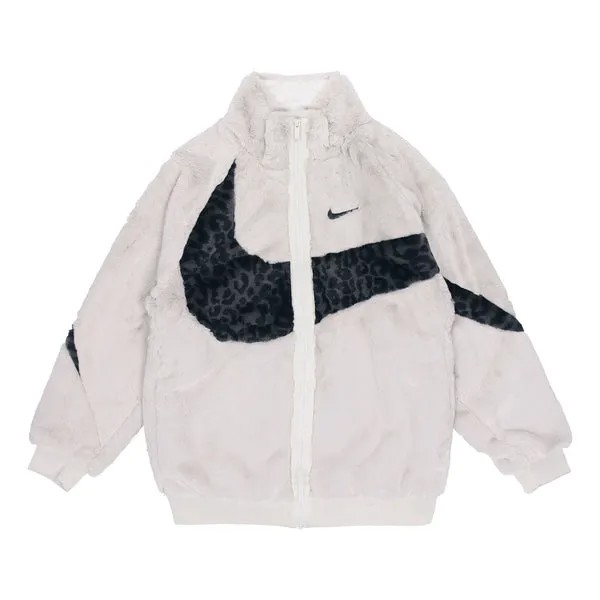 Куртка Men's Nike Sportswear Swoosh Contrasting Colors Large Logo Sports Jacket Autumn White, белый