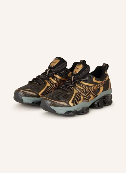 Кроссовки gel-quantum kinetic ASICS, цвет DUNKELBRAUN/SCHWARZ/GOLD