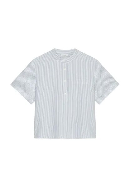 Блузка Estreifte Kurzarm Regular Oxford Marc O'Polo DENIM, синий