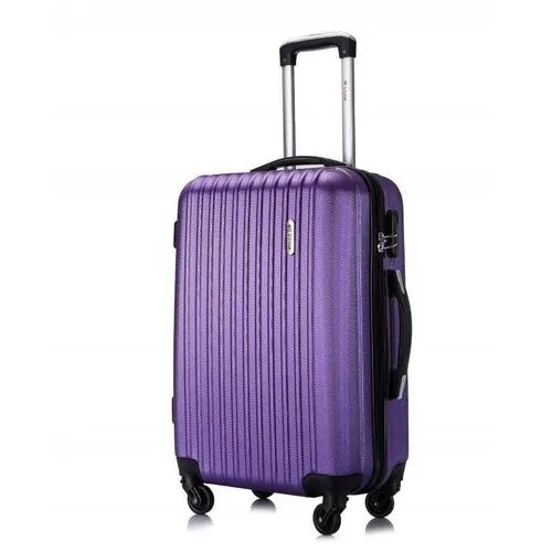 Умный чемодан L'case Ch0610, 55 л, размер M, фиолетовый