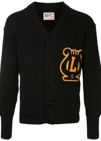 Fake Alpha Vintage кардиган 1940-х годов с нашивкой-логотипом