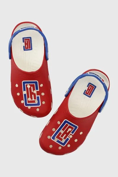 Классические шлепанцы NBA LA Clippers Clog Crocs, красный