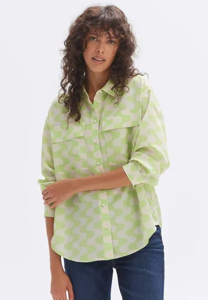 Блузка-рубашка LANGARM FRIDAMI Opus, цвет avocado