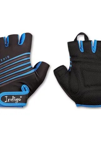 Перчатки вело мужские INDIGO SB-01-1575 Черно-синий L