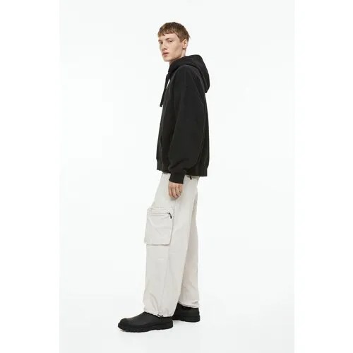 Брюки карго H&M, размер M, бежевый