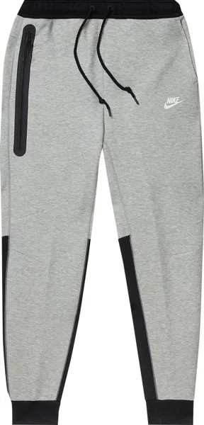 Спортивные брюки Nike Tech Fleece 'Dark Grey Heather/Black/White', серый