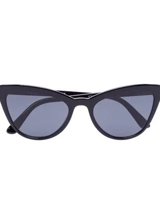 Prada Eyewear солнцезащитные очки в оправе 'кошачий глаз' с затемненными линзами