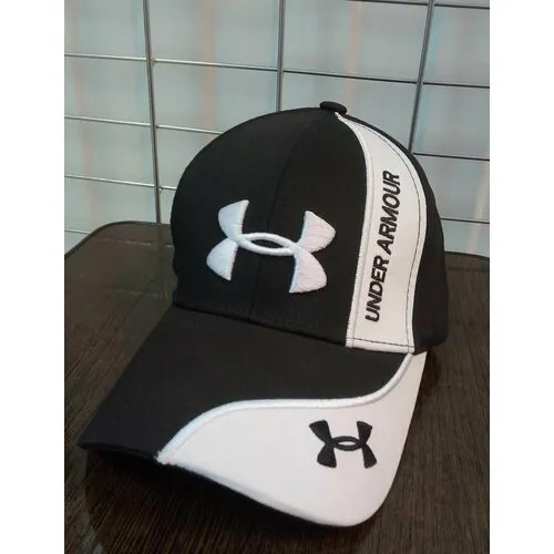 Бейсболка Under Armour UNDER ARMOUR бейсболка летняя кепка с РЕГУЛИРОВКОЙ размера для регби хоккея ЧЕРНАЯ, размер 58, черный