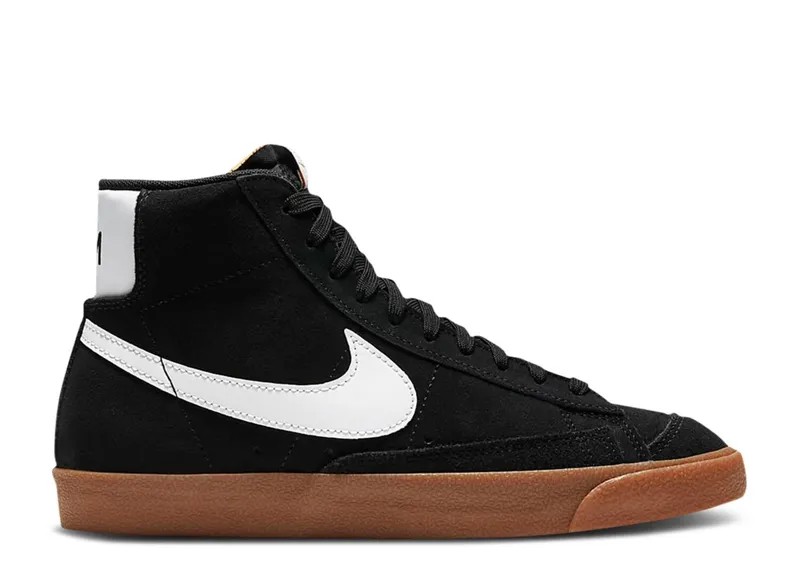 Кроссовки Nike Wmns Blazer Mid '77 Suede 'Black Gum', черный
