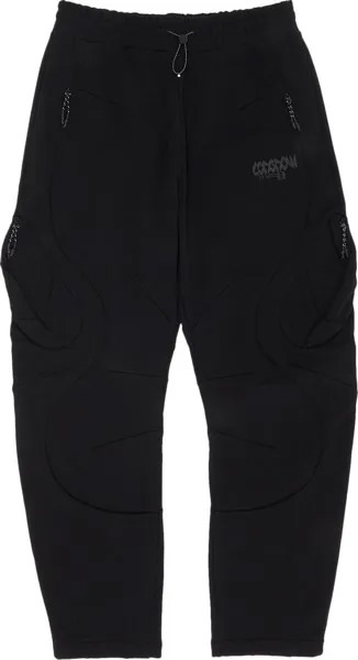 Брюки MCQ Gloopy Sweat Pant 'Darkest Black', черный