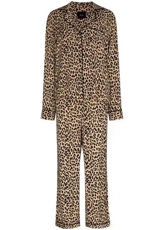Rails пижама с леопардовым принтом