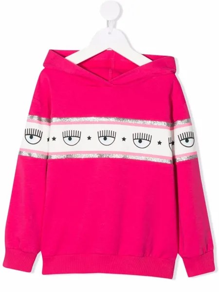 Chiara Ferragni Kids худи Logomania из коллаборации с Chiara Ferragni