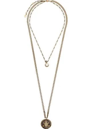 Alexander McQueen многослойное колье с жемчугом