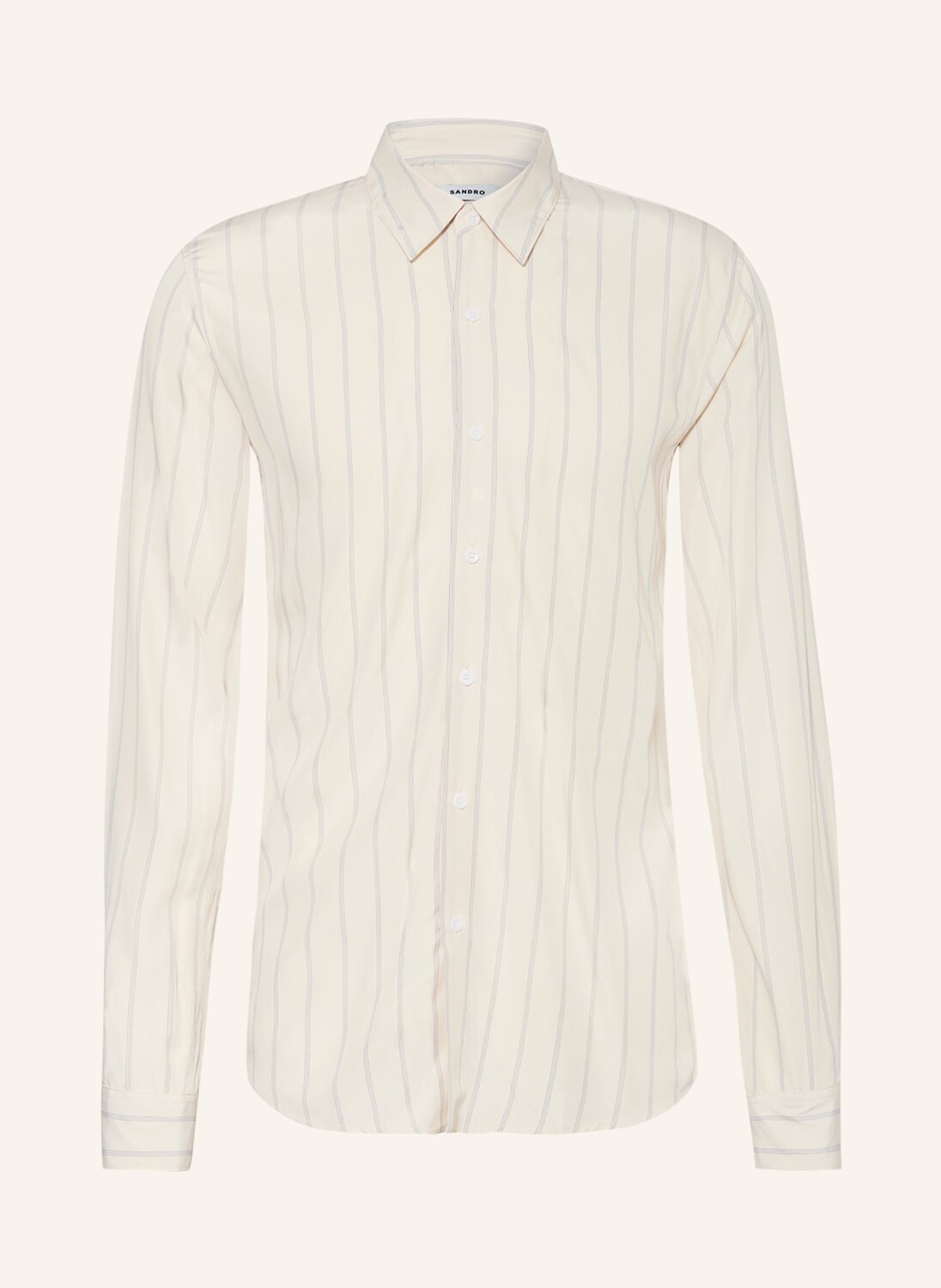 Рубашка SANDRO Regular Fit, экру