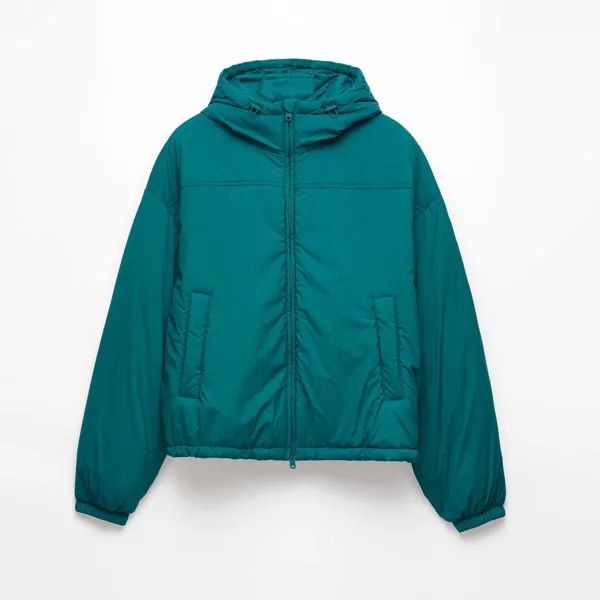 Куртка Oysho Lightweight Water-Repellent Fellex Aerogel Padded, зеленый
