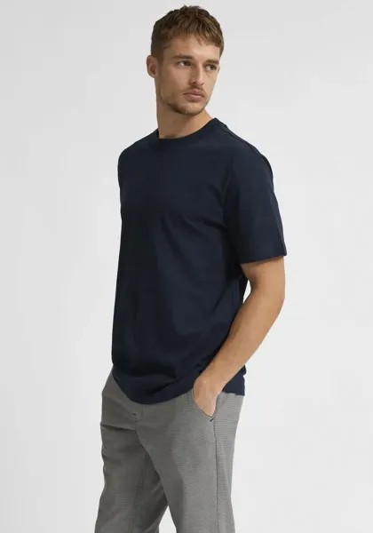 Рубашка с круглым вырезом SELECTED HOMME 