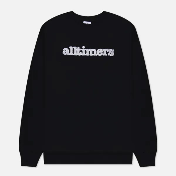 Мужская толстовка Alltimers Stamped Embroidered Heavyweight Crew Neck чёрный, Размер M