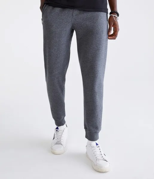 Мужские однотонные спортивные штаны Aeropostale для джоггеров, цвет Charcoal Hthr