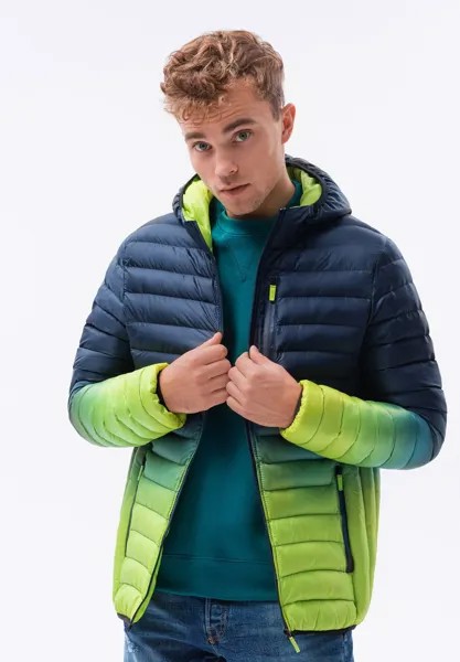 Демисезонная куртка Ombre, цвет navy green