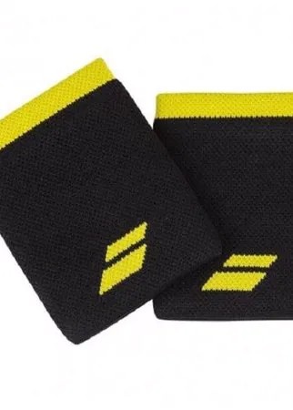 Напульсник Babolat Wristband Logo Jumbo x2 Black/Yellow 5UA1262-2015