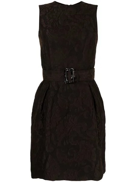 Burberry Pre-Owned кружевное платье с поясом