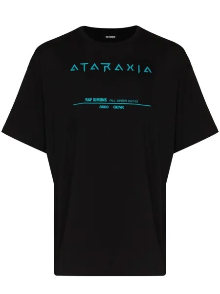 Raf Simons футболка Ataraxia Tour, черный