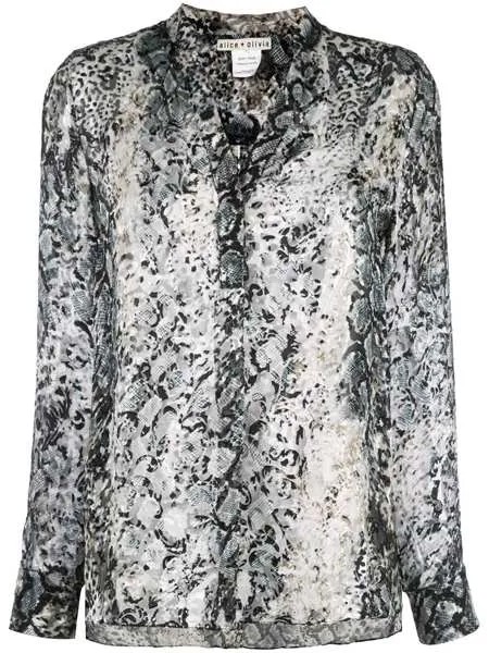 Alice+Olivia Amos tunic blouse