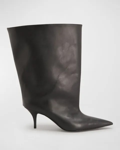 Ботинки на шпильке из телячьей кожи Waiders Balenciaga