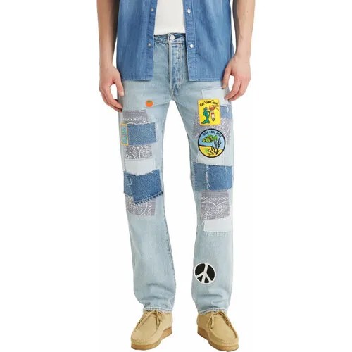 Джинсы классические Levi's Men 501 Original Jeans, размер 33/34, синий