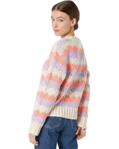 Свитер MANGO Crisblan Chunky Knit Sweater, цвет Light Beige