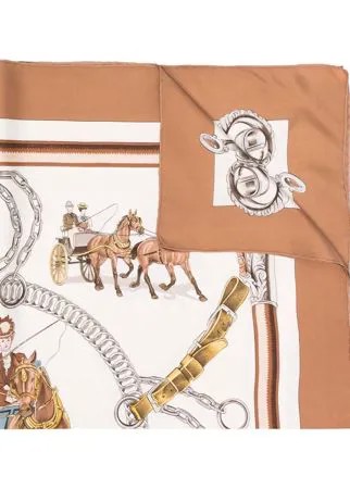 Hermès платок Equipages 1970-х годов